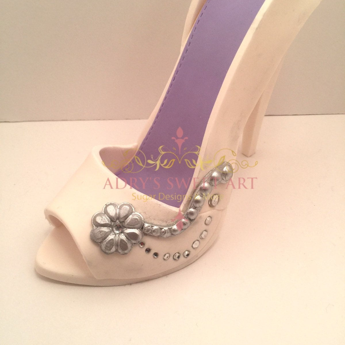 Gum Paste High Heel Shoe Cake Topper