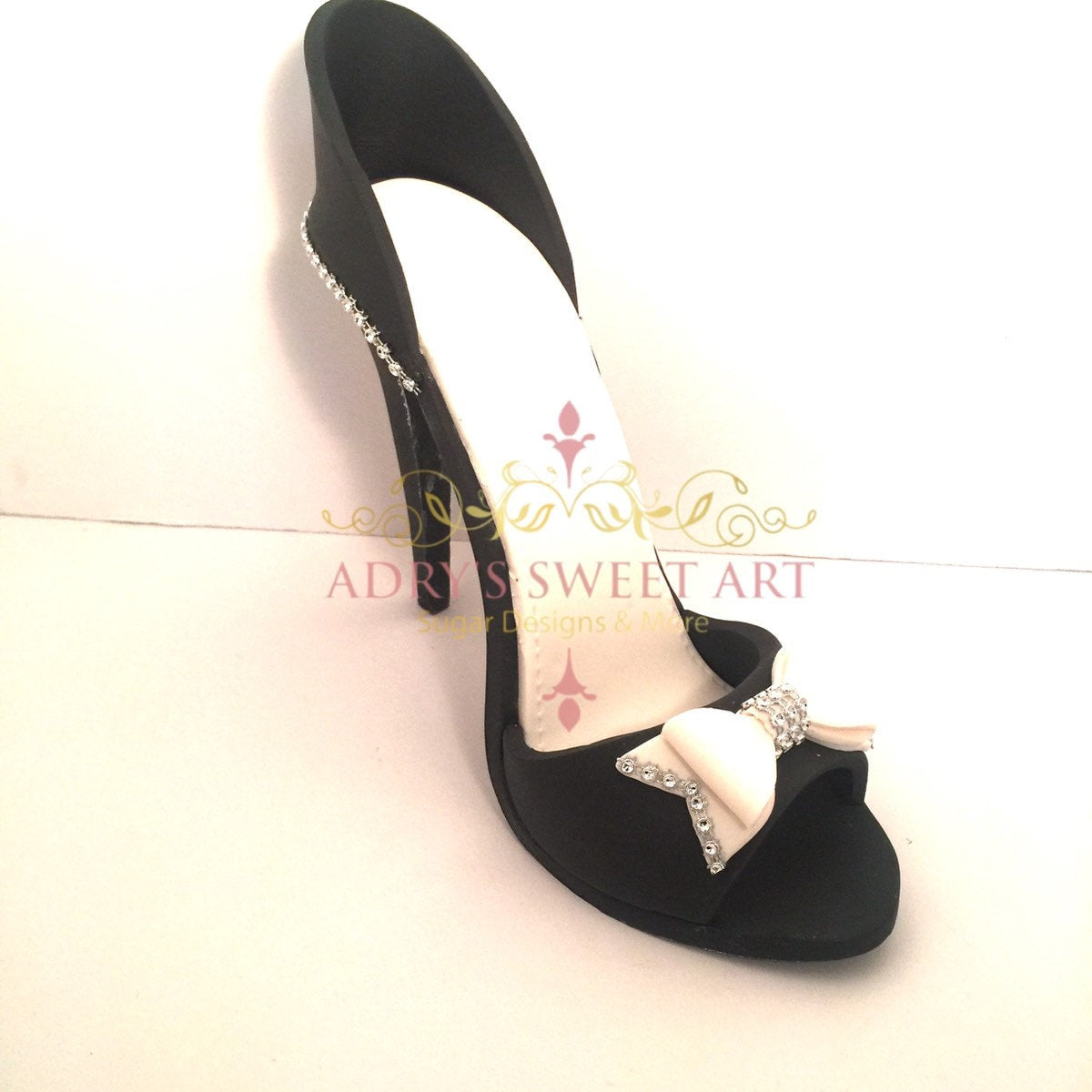 Gum Paste Bow High Heel Shoe
