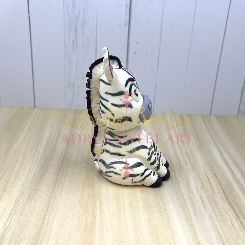 Gum Paste Jungle Animals Cake Topper Set