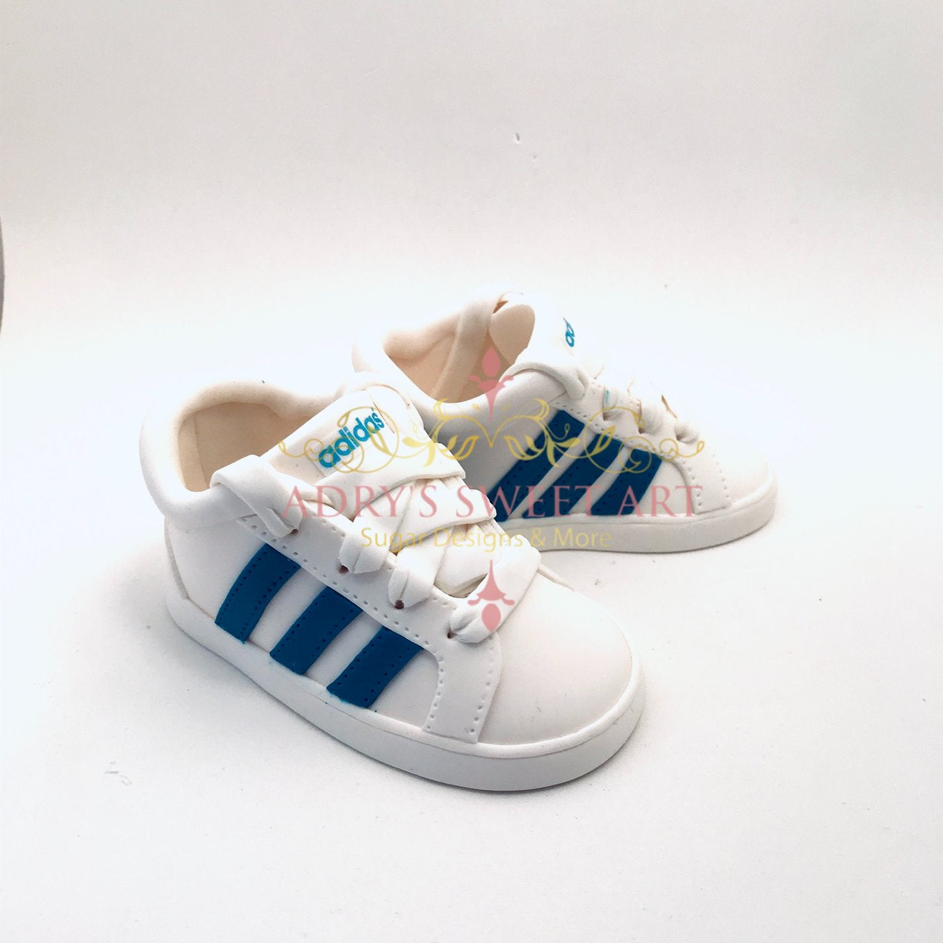 Gum Paste Baby Boy Shoes with Buttons Cake Topper - Adry’s Sweet Art