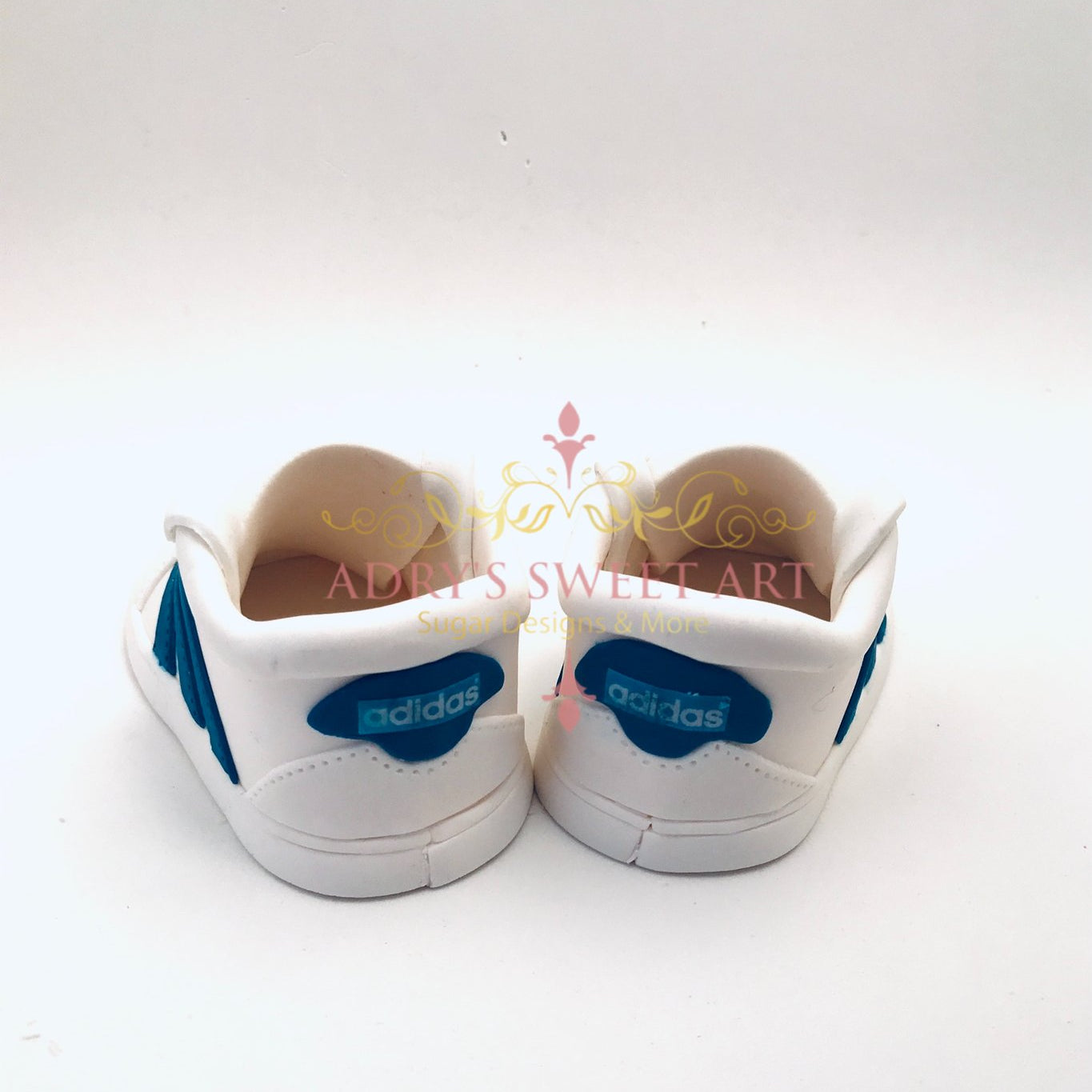 Gum Paste Baby Boy Shoes with Buttons Cake Topper - Adry’s Sweet Art