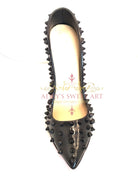 Black Spiked High Heel Gum Paste Cake Topper