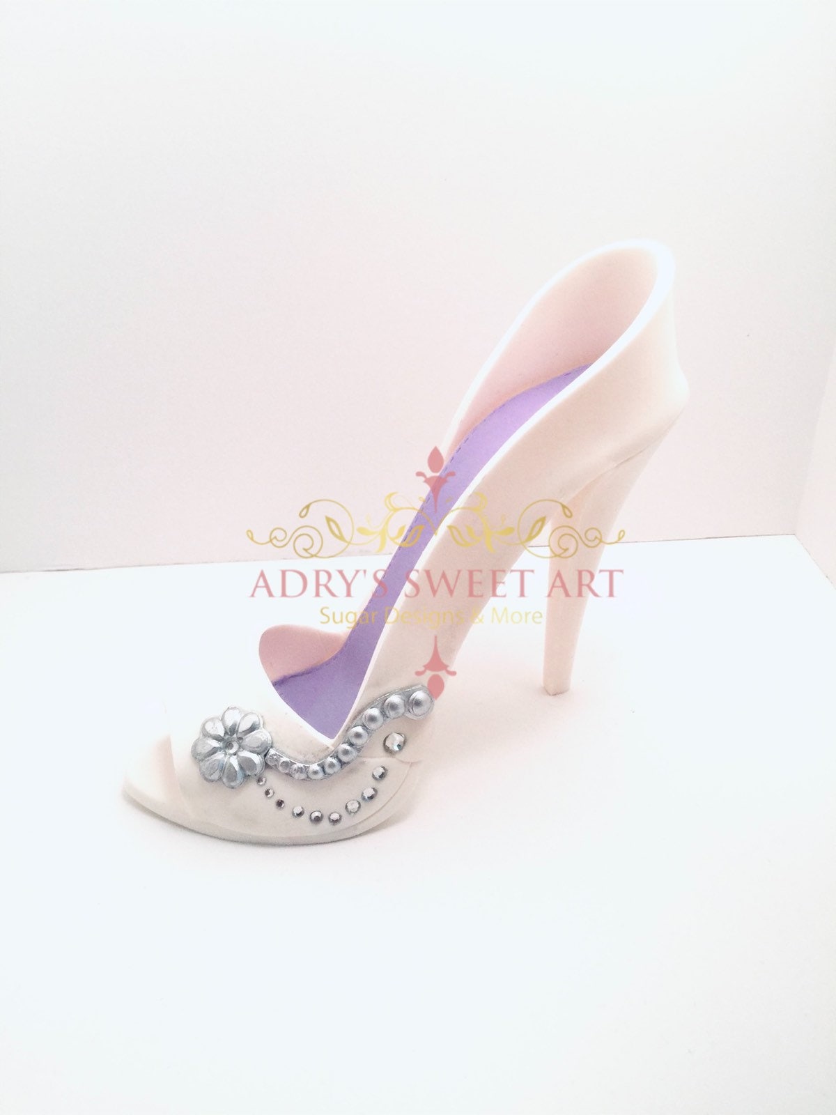 Gum Paste High Heel Shoe Cake Topper