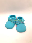 Blue Baby Boy Boots Gum Paste Cake Topper