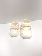 Gum Paste MINI Baby White Boots Cake Topper