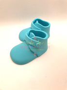 Blue Baby Boy Boots Gum Paste Cake Topper