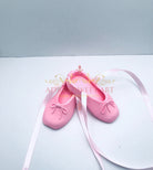 Gum Paste Ballet Slippers Cake Topper