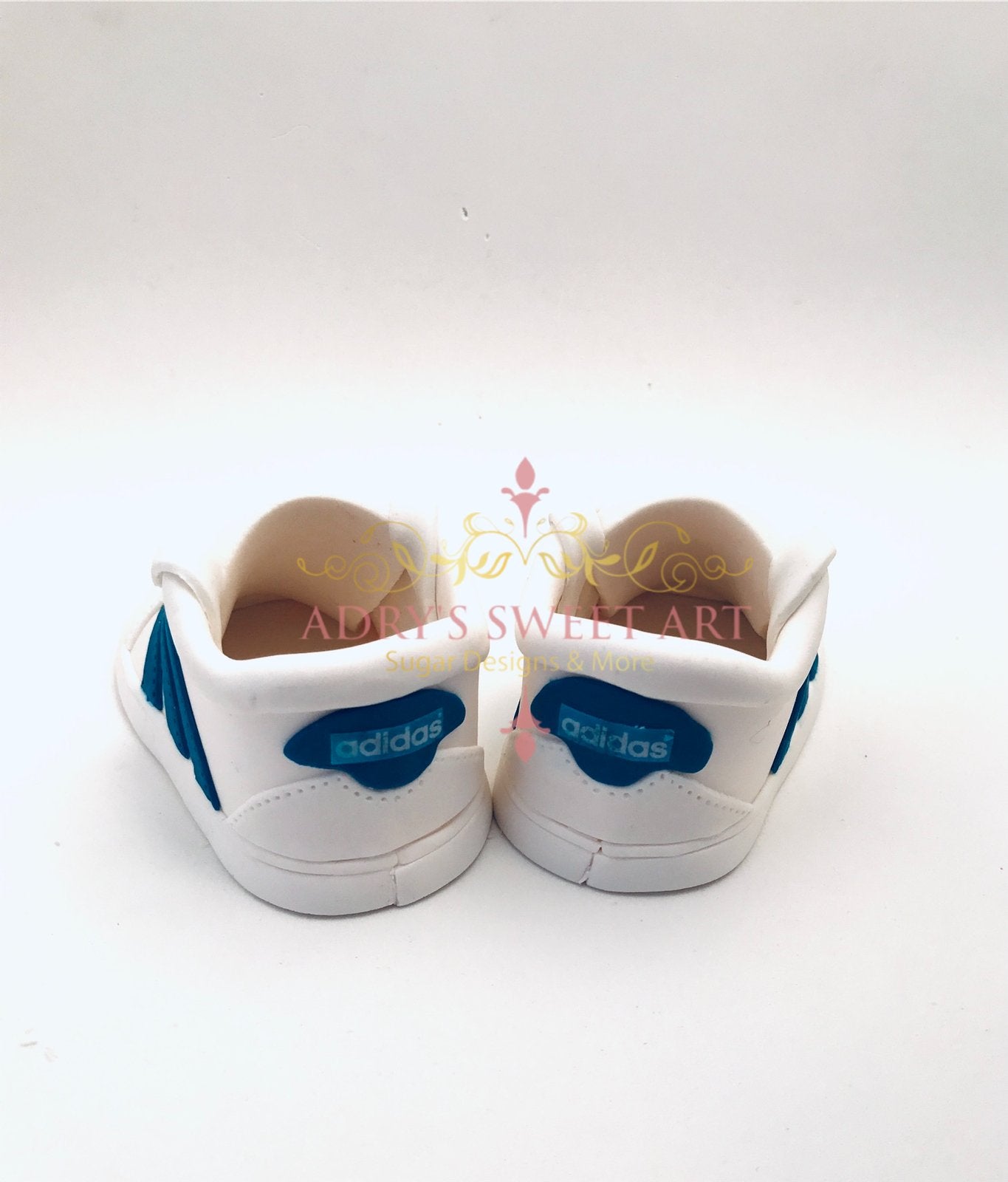 Gum Paste Baby Boy Shoes with Buttons Cake Topper - Adry’s Sweet Art