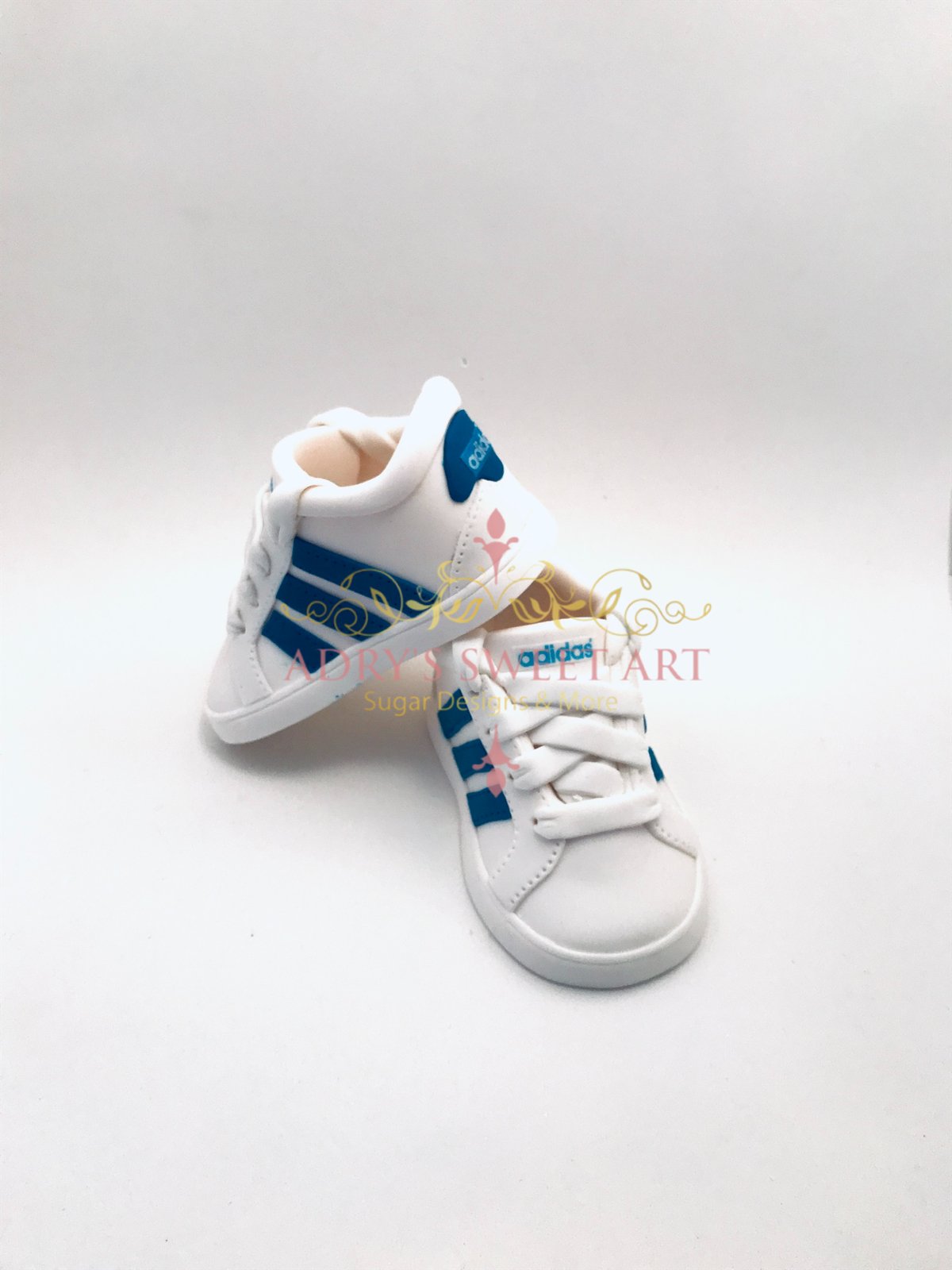 Gum Paste Baby Boy Shoes with Buttons Cake Topper - Adry’s Sweet Art